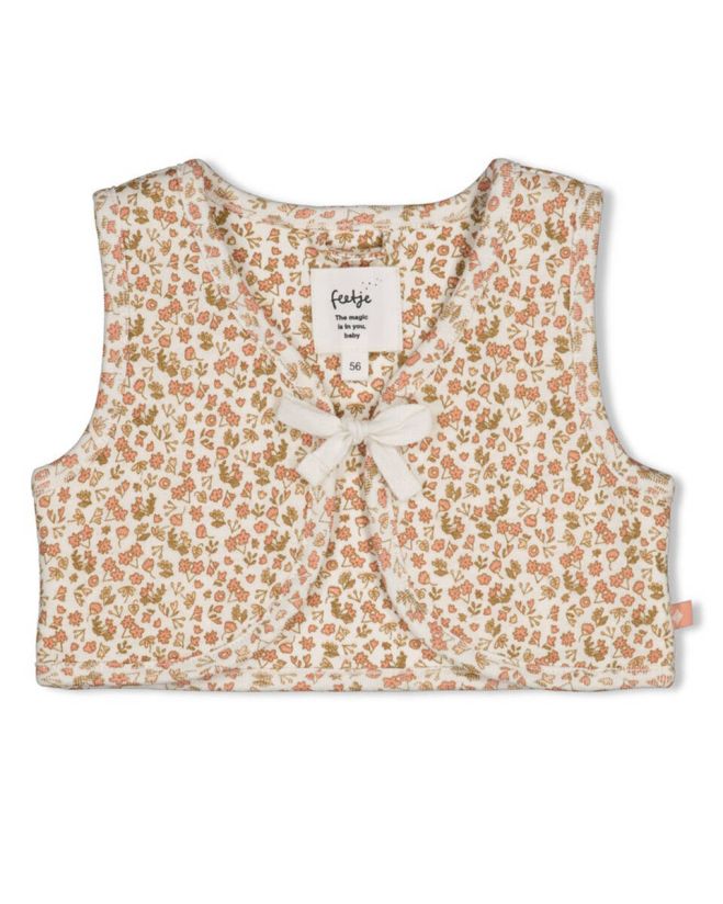Feetje - Gilet AOP - Fall in Love Offwhite