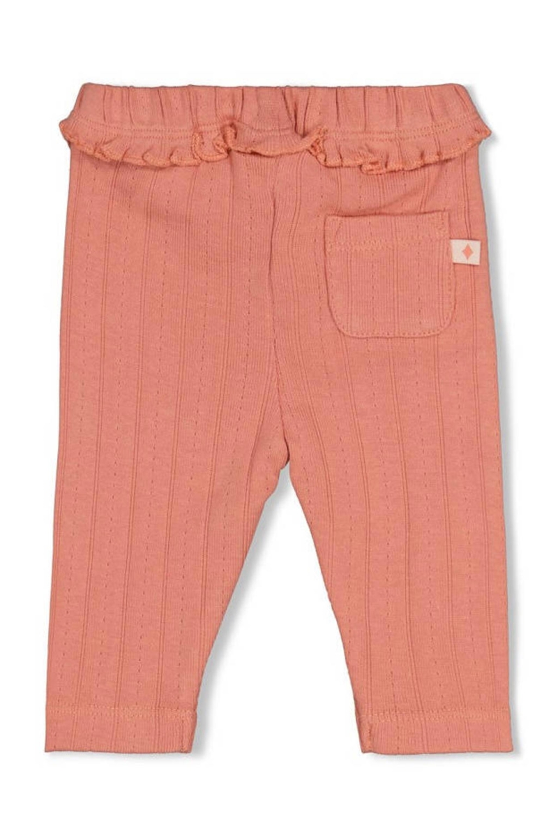 Feetje - Legging Pointelle Rib - Forest Garden Roze