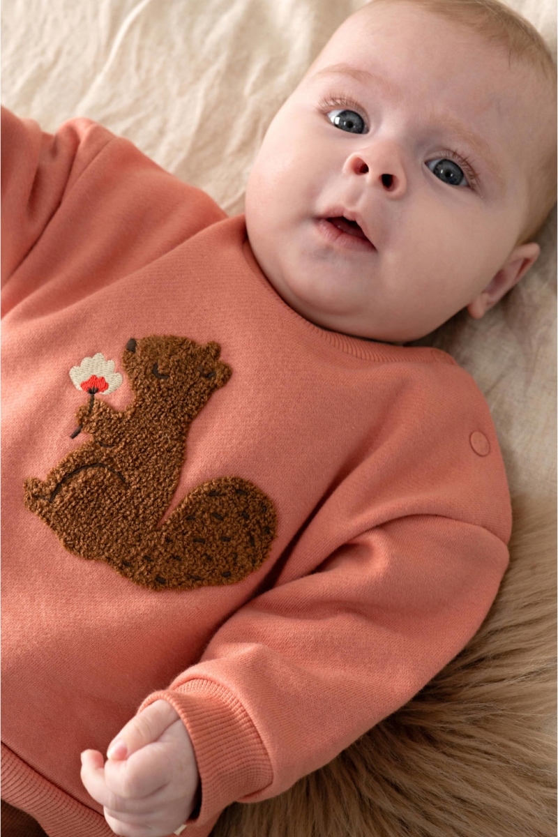 Feetje - Sweater Oversized Forest Garden - Roze