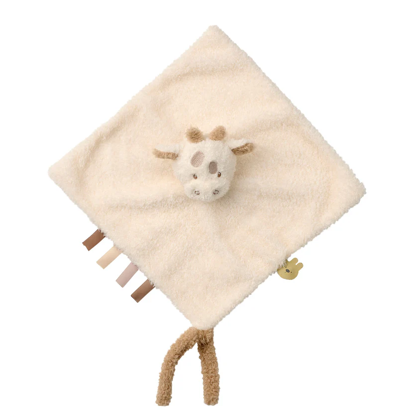 Nattou Teddy Knuffeldoekje - Giraf - 39 cm - Ecru