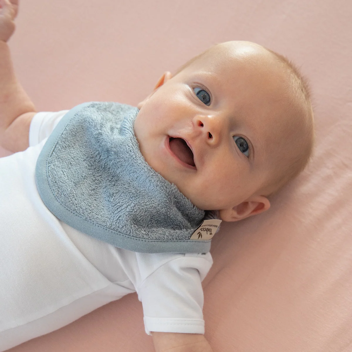 Timboo - Waterproof Bandana Slabbetje - Moon Blue