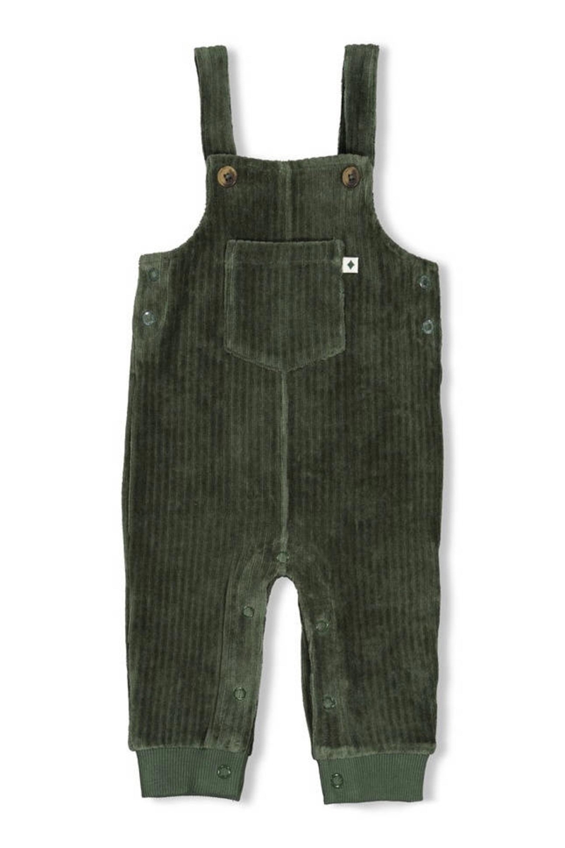 Feetje - Corduroy Tuinbroek Wiggle and Waddle Groen