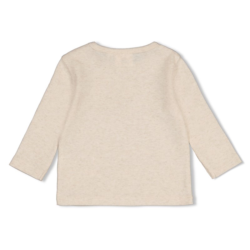 Feetje - Longsleeve Rib Over The Moon For You Offwhite Melange