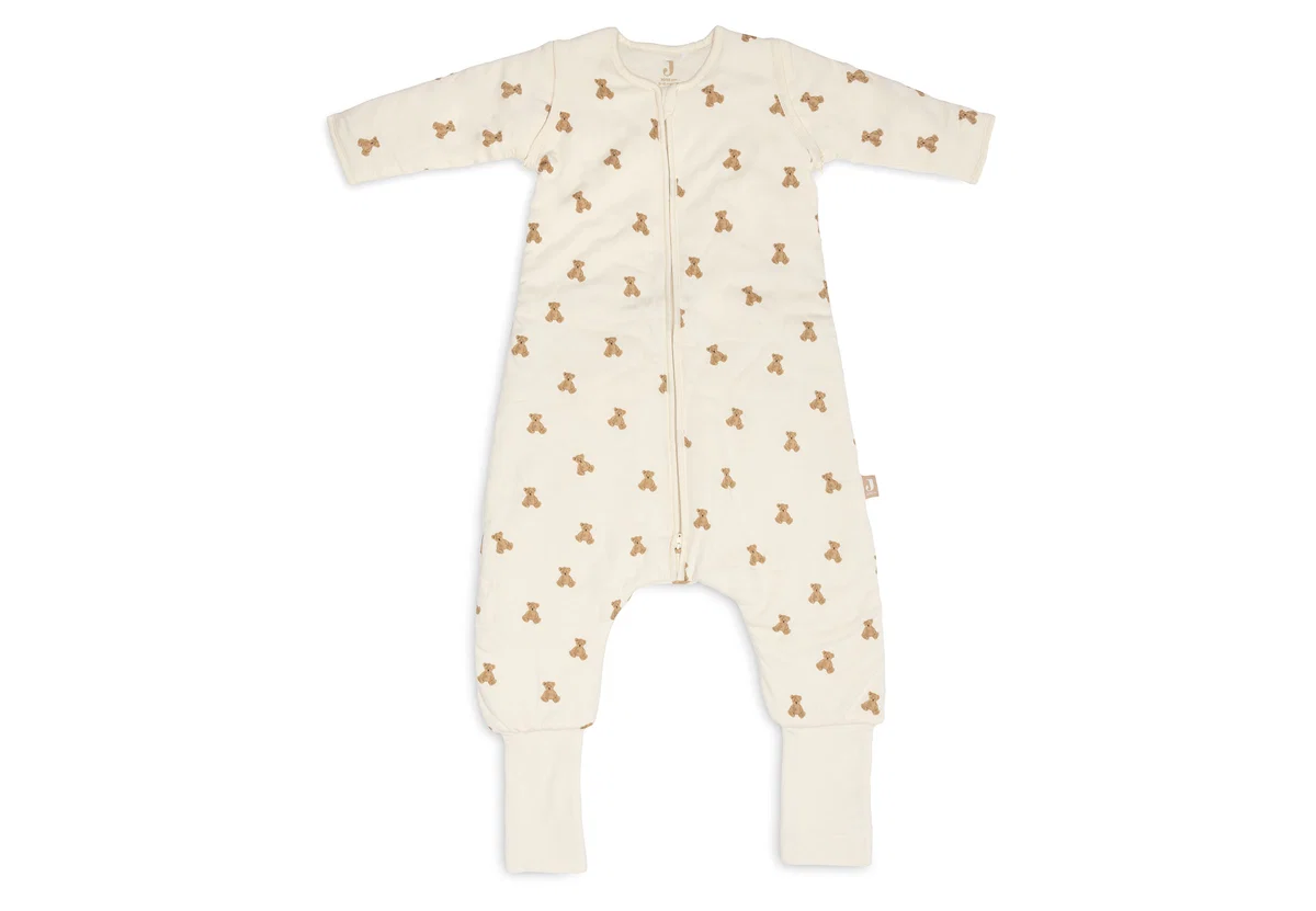 Jollein - Slaapzak met voeten en afritsbare mouw - Mini Teddy Bear