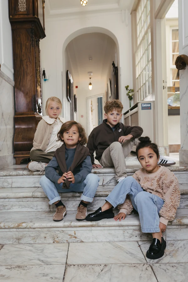 Levv - Crèmekleurige sweater met structuurdessin | Light Sand