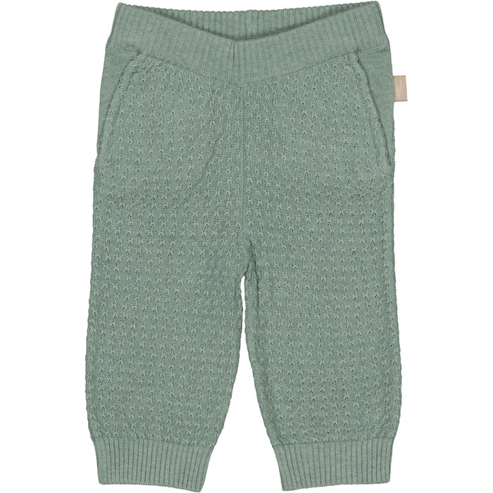 Levv - Saliegroene gebreide broek | Seagreen
