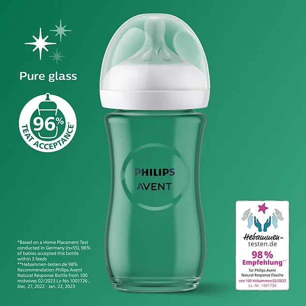 Philips Avent - Natural Response Glazen Geschenkset voor Pasgeborenen