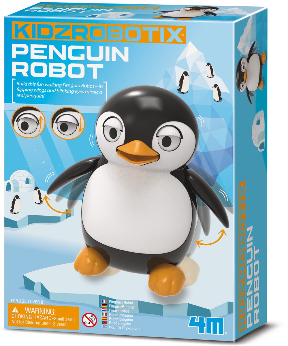 4M - Wetenschap En Spel - Bouw Je Eigen Pinguïn Robot - Bouwpakket - Kidzrobotix - 8 Jaar