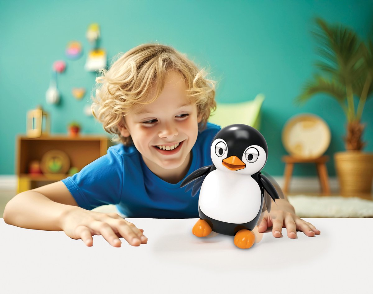 4M - Wetenschap En Spel - Bouw Je Eigen Pinguïn Robot - Bouwpakket - Kidzrobotix - 8 Jaar