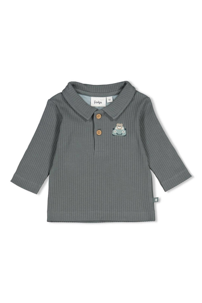 Feetje - Polo Beep Beep Zeegroen/Groen