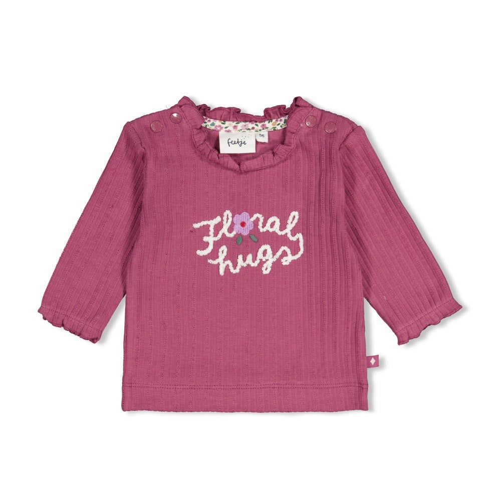 Feetje - Shirt Longsleeve Rib Afternoon Tea Berry