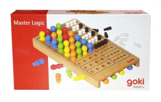 Goki - Bordspel - Master Logic - 21X12X2Cm - Hout - 7 Jaar