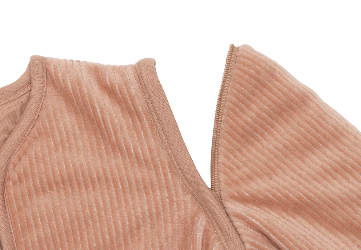 Jollein - Slaapzak met afritsbare mouw Rond Rib - Light Terra