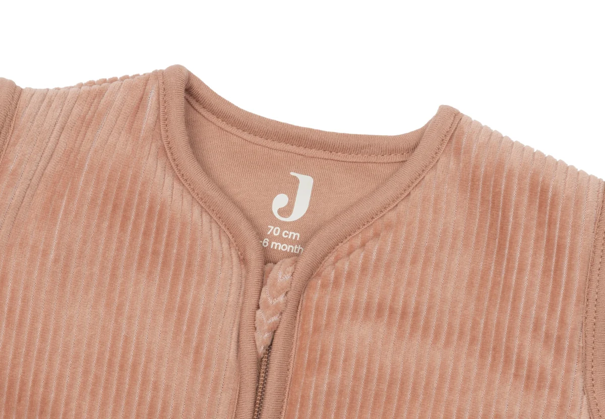 Jollein - Slaapzak met afritsbare mouw Rond Rib - Light Terra