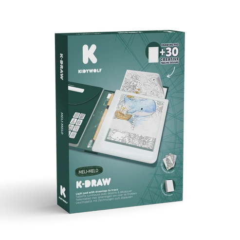 Kidywolf - K-DRAW-PAD Verlichte tekentafel Meli-melo