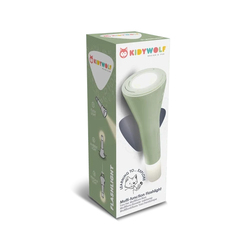 Kidywolf - KIDYFLASHLIGHT Multifunctionele zaklamp Groen