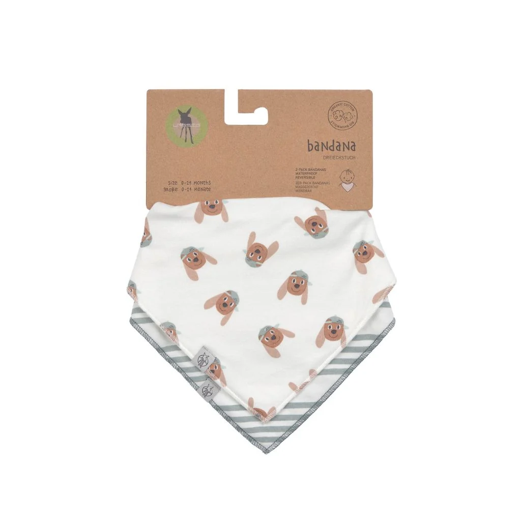 Lässig - Bandana Tiny Team Dog - 2 stuks