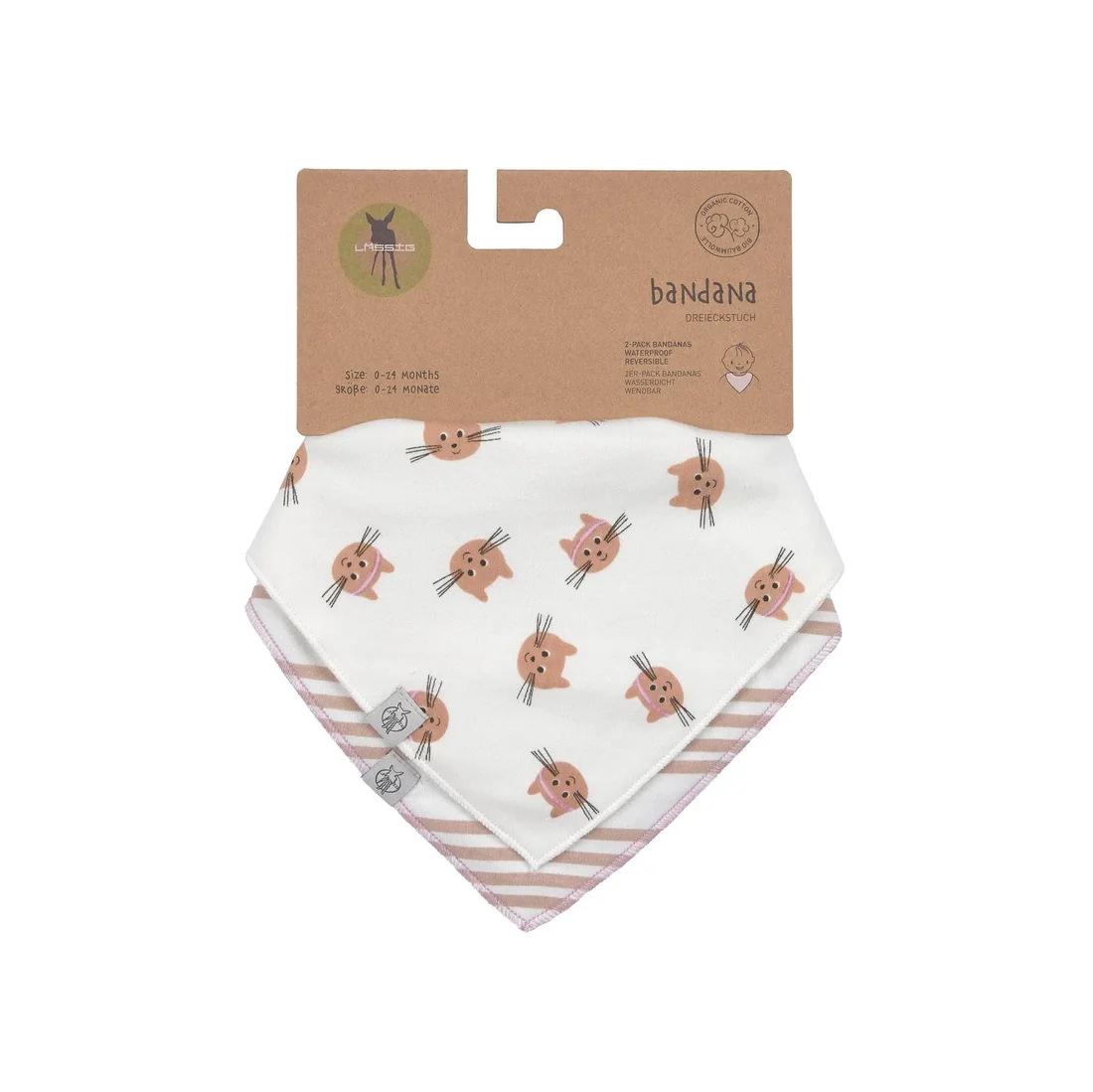 Lässig Bandana - Tiny Team Cat - 2 stuks