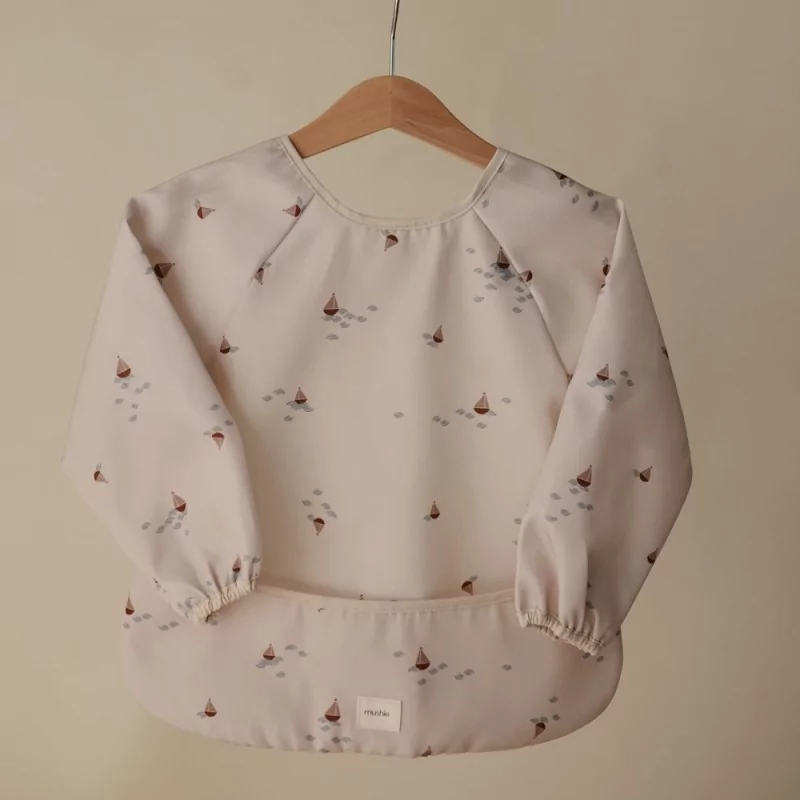 Mushie - Longsleeve BIB - Boats