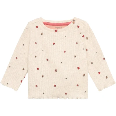 Noppies - Baby Longsleeve All Over Print - Sand Melange