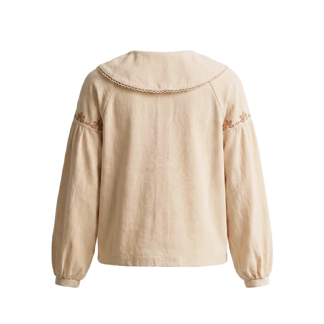 Your Wishes - Meisjes Blouse Off White Katoen Kraag