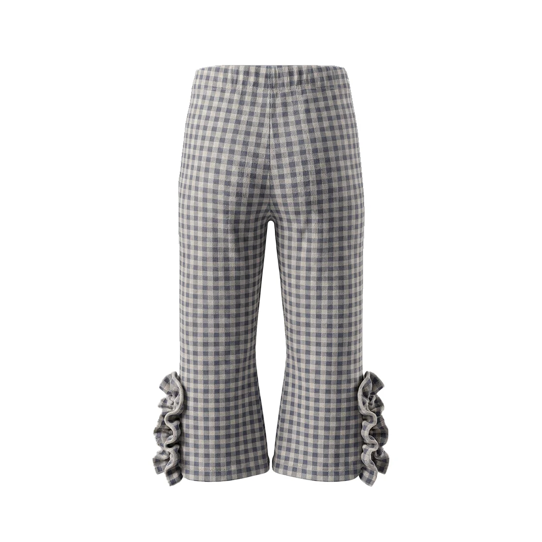 Your Wishes - Meisjes Flared Legging Blauw Off White Ruit