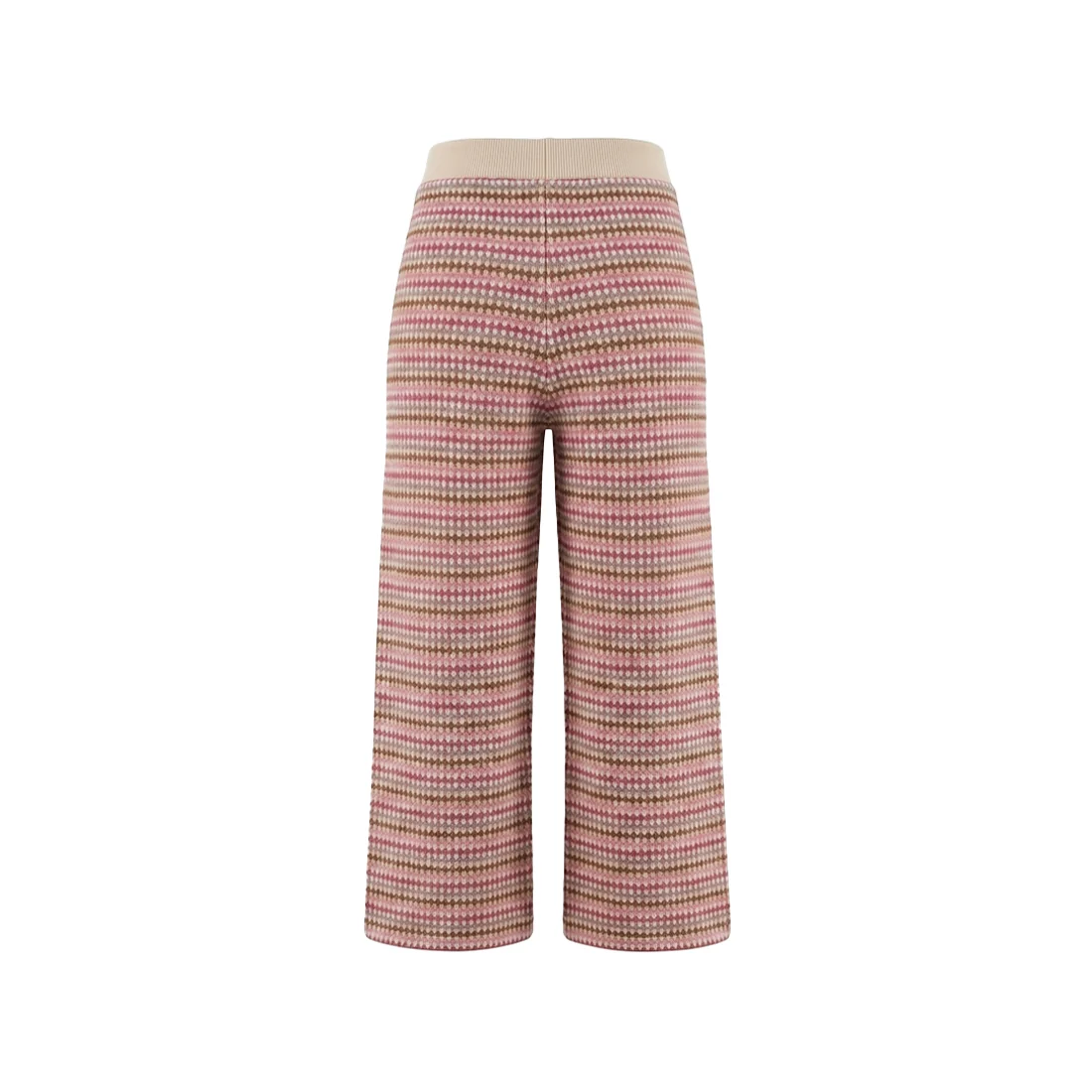 Your Wishes - Meisjes Wide Leg Broek Roze Off White
