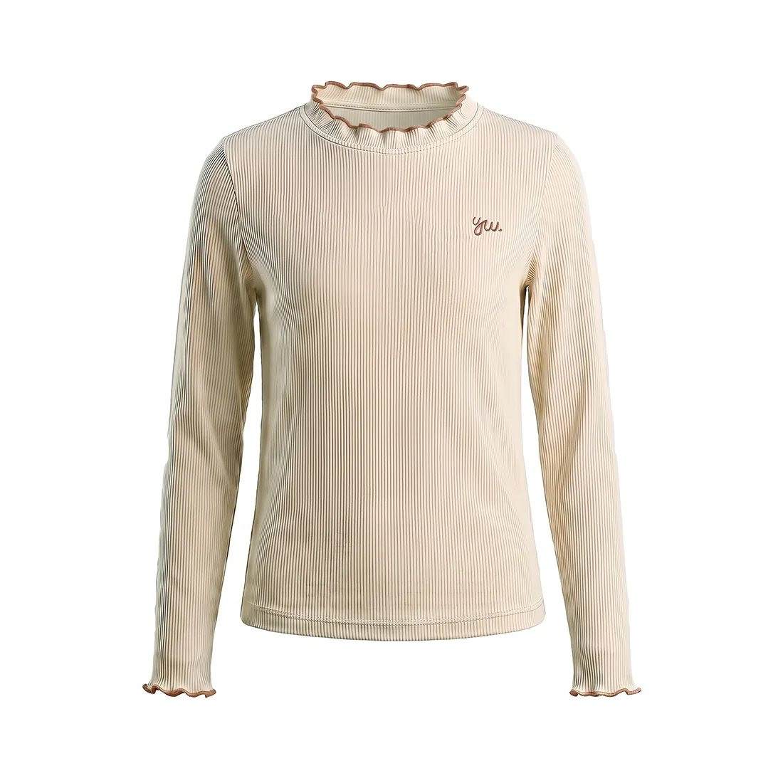 Your Wishes meisjes longsleeve off white rib