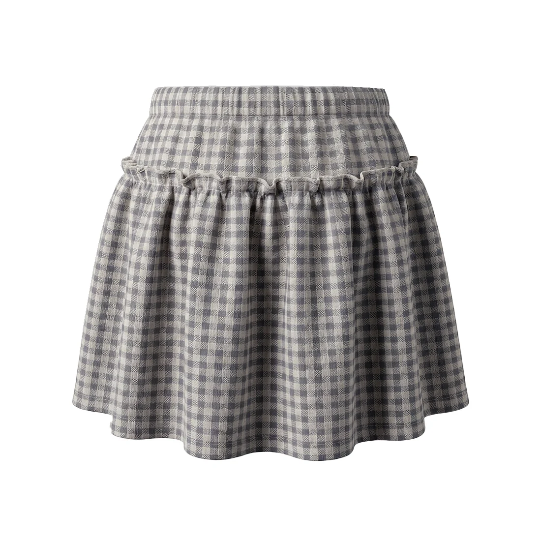 Your Wishes meisjes rok blauw off white ruit