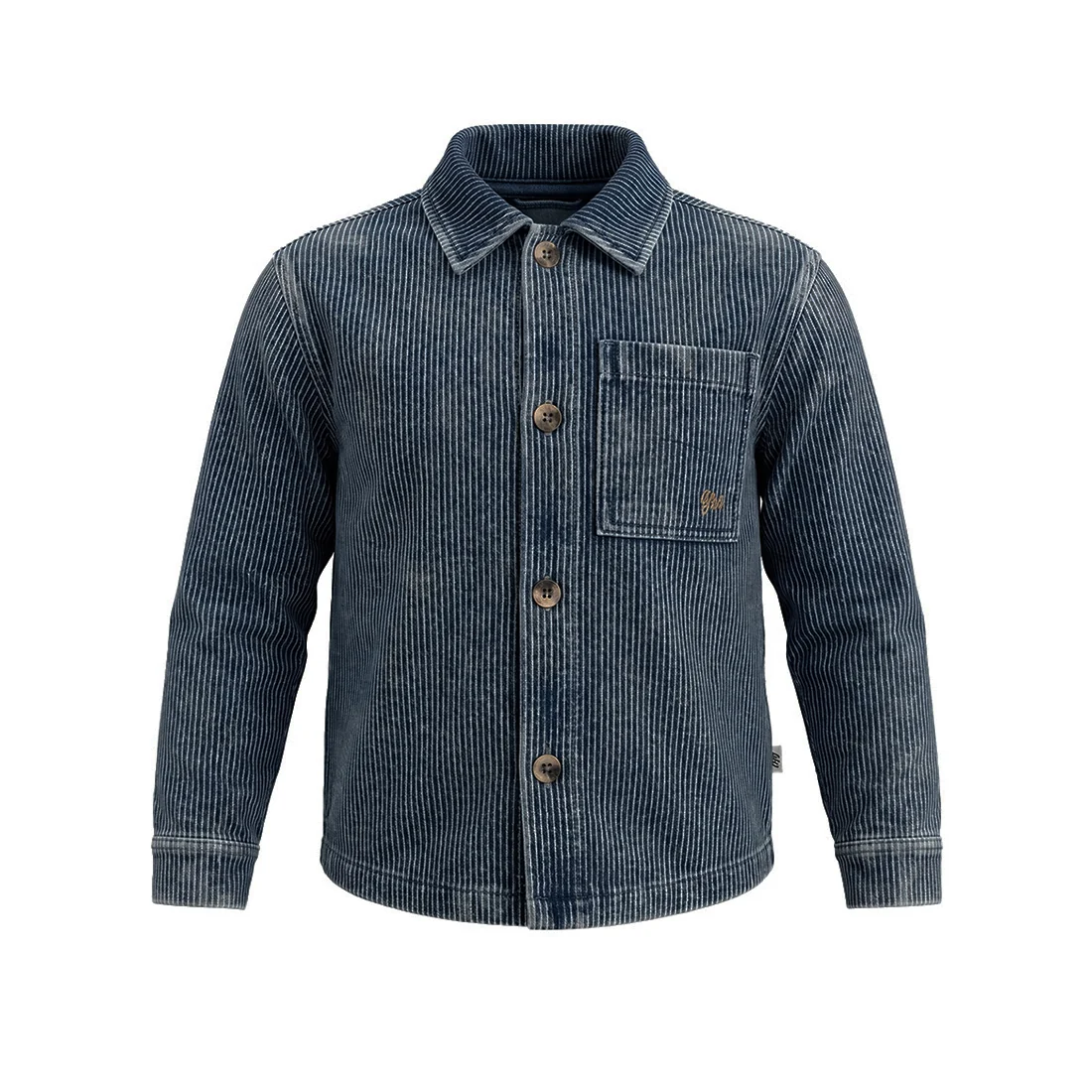 Your Wishes - Jongens Blouse Blauw Rib