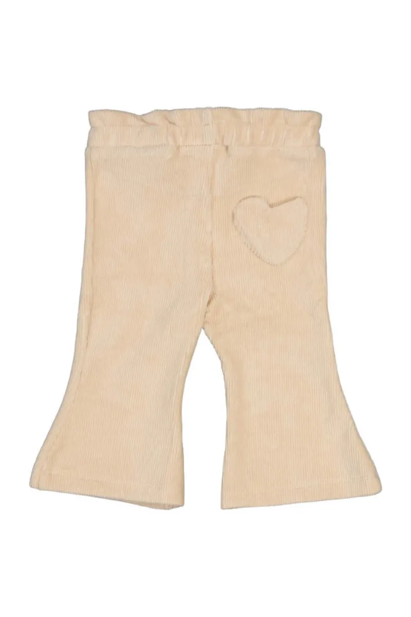Feetje - Corduroy Flared Broek Lucky Bloombird Ecru