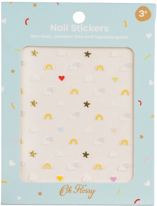 OH FLOSSY - Nagelstickers - Sky - Zelfklevend En Makkelijk Verwijderbaar - 3 Jaar