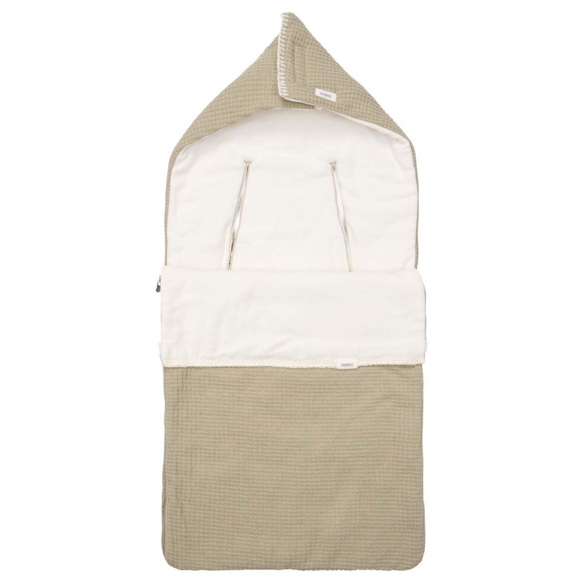 Koeka - Voetenzak 0+ 3/5 Punts Cotton Fleece Malaga sage